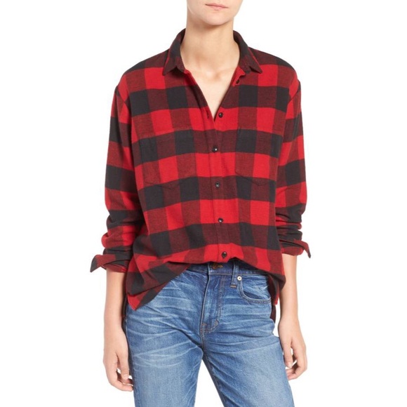 Madewell Tops - MADEWELL Oversized “Boyfriend” Flannel